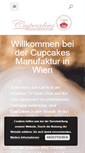 Mobile Screenshot of cupcakes-manufaktur.at