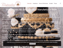 Tablet Screenshot of cupcakes-manufaktur.at